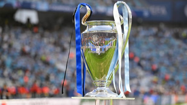 The Champions League trophy